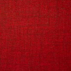 Charly Coated Decorative Fabric, Plain, 20 Colours, for Bags, Utensils, Table Runners, 50 x 140 cm, No Sold by the Metre (Red)