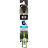 Ocean & Earth Comp Moulded White Surfboard Leash - 6'