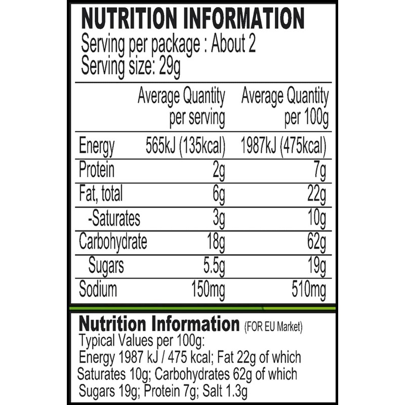 BRITANNIA Crackers 50 50 Sweet and Salty Biscuit 2.19oz (62g)