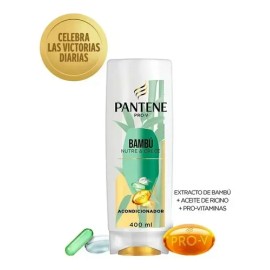 Pza Acondicionador Pantene Pro Bambú Nutre Crece 400