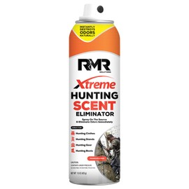 RMR Brands RMR Xtreme Hunt Scent Eliminator Spray - Neutralize Scents on Hunting Clothes, Stands, Gear, and Boots, 15 Ounces, Fragrance-Free