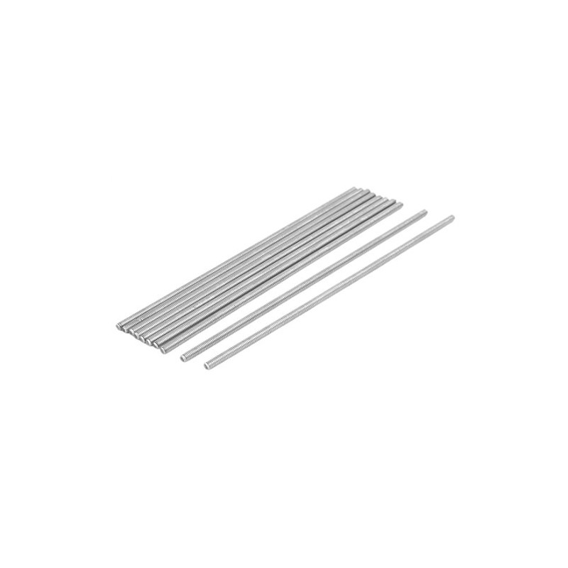 sourcing map Pack of 10 Threaded Rods M4 x 160