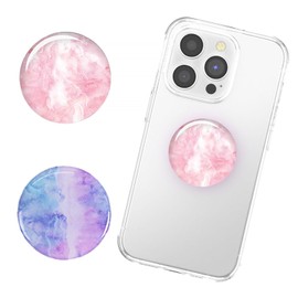 2PCS Phone Ring Holder Grips, Phone Grip with Expanding Kickstand, Phone Grip and Ring Phone Holder, Foldable Stand and Finger Holder, Compatible with Smartphones and Tablets, Ins Style