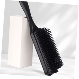 minkissy Curly Hair Brush Detangler 9-row Styling Brush Gentle on Scalp for Women and Men