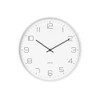 Karlsson KA5751WH Lofty Wall Clock Iron Matt White Diameter 40