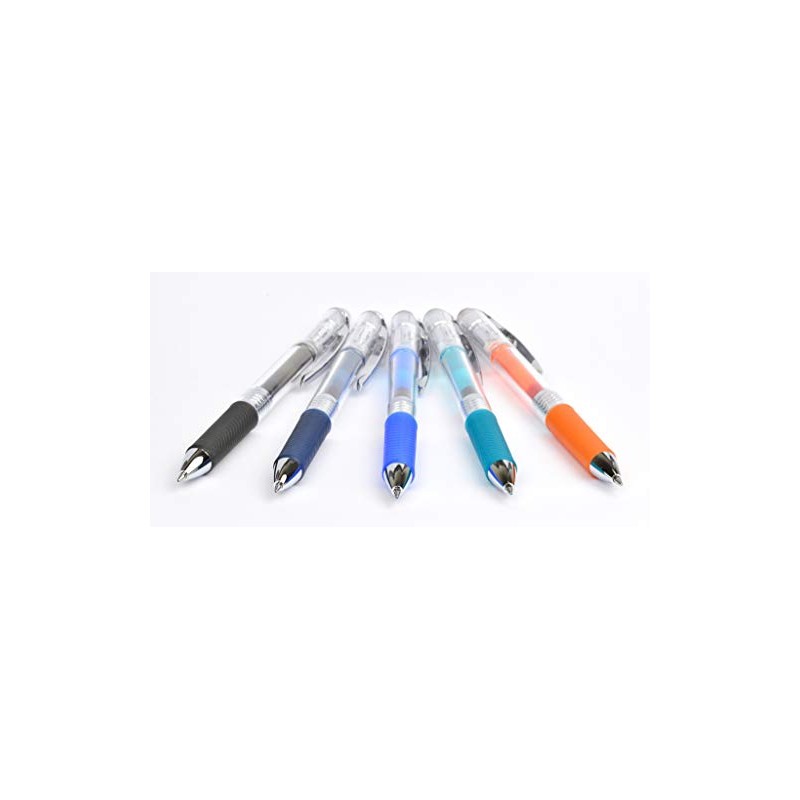 Pentel EnerGel Pure BL77TL Retractable Gel Pen - Black (Pack