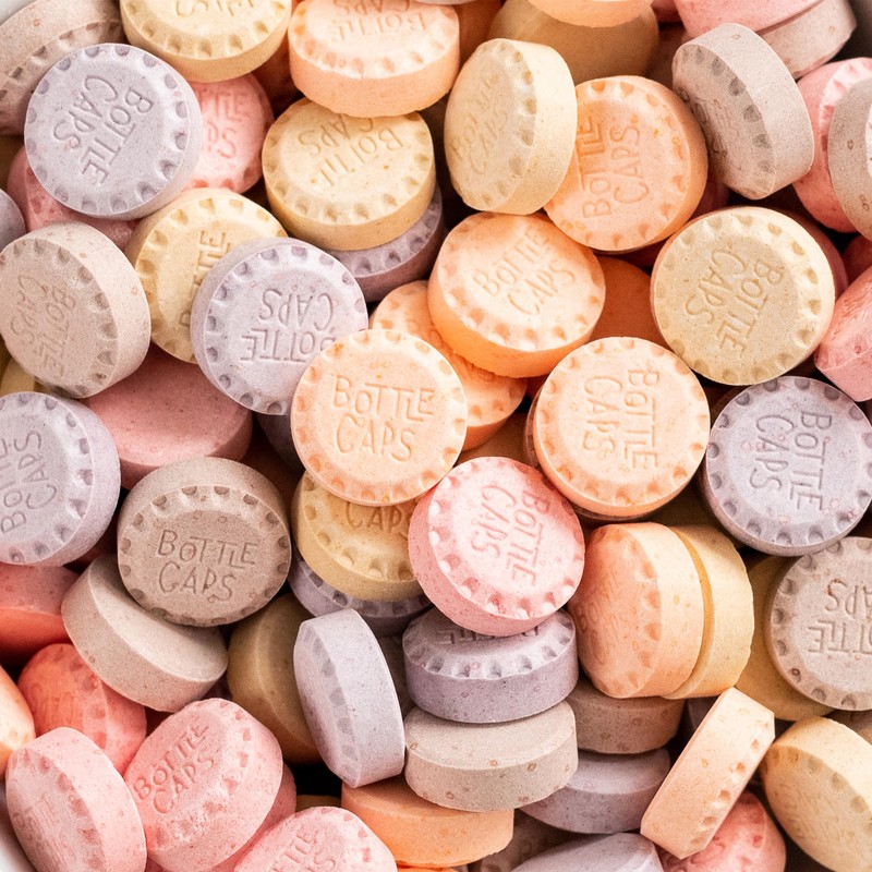 Wonka Bottle Caps, Fizzy Hard Candy, 5 Ounce Theater Candy