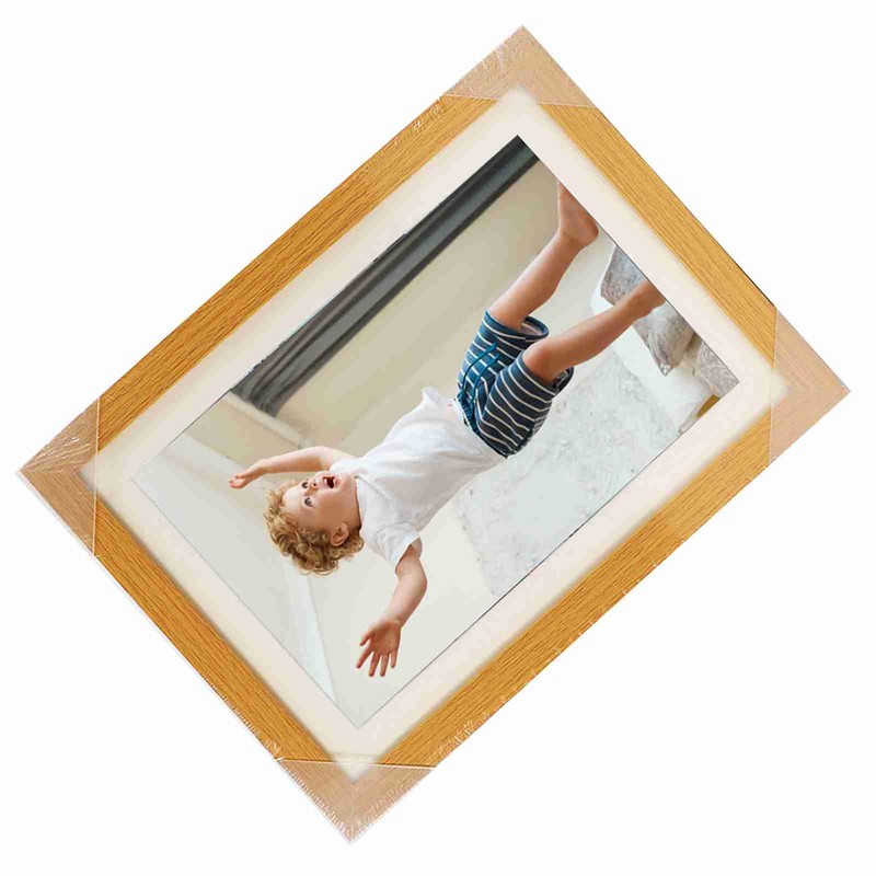 Wooden photo frame table oil painting storage box Kids Art