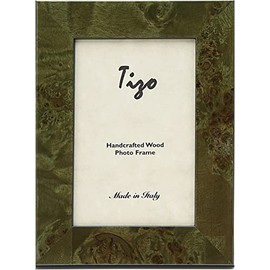 Tizo 4" X 6" Olive Smokey Wooden Frame, Made in Italy