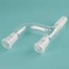 FunChem 3-Way Claisen Distillation Adapter with 24/40 Joints Connecting Adapter,