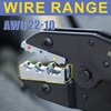Haisstronica Insulated Wire Connector Crimping Pliers Crimping Tool Ratchet Crimping