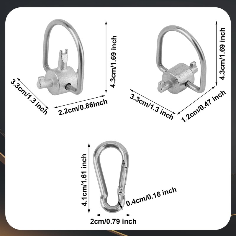 BOXOB 2pcs HVAC Locking Refrigerant Key Compatible with R410A, R22