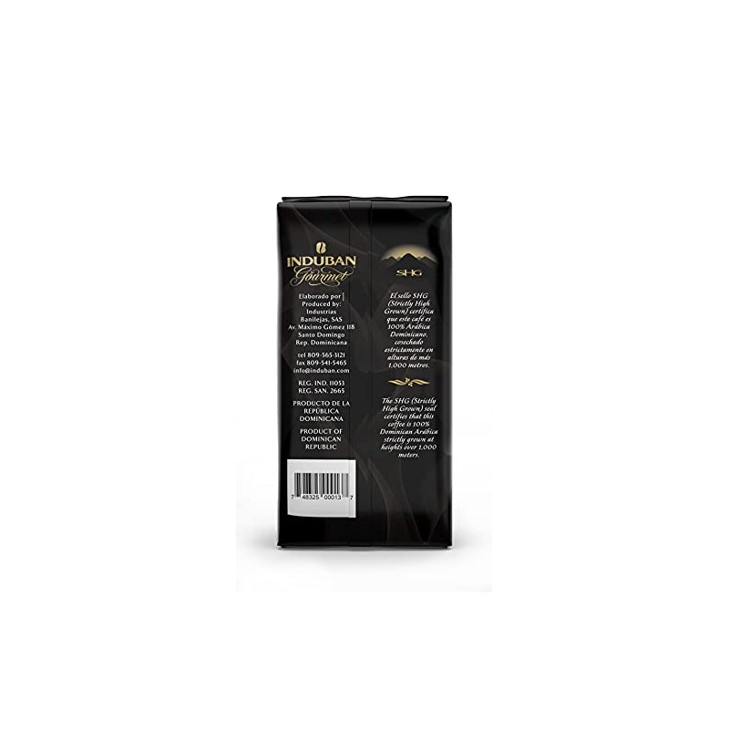 Induban Gourmet, 16 oz Bag, Whole Bean Coffee, Medium Roast