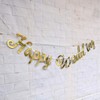 LEDMOMO Banner Garland HAPPY WEDDING Party Decoration Set Wall Decor