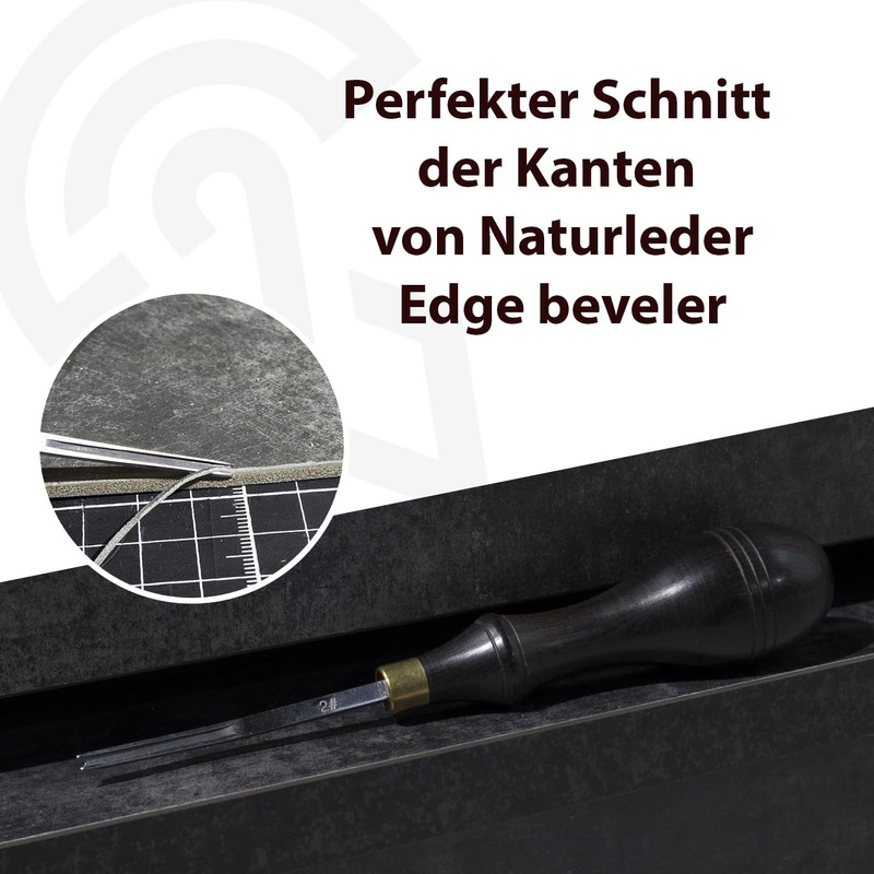 Edge Beveler 0.6 mm - 2.25 mm - Leather Edge