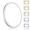 hepside Flush Mount Ceiling Light,15W 1800LM Ceiling Light Fixture,3000K/3500K/4000K/5000K/6500K Color