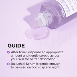DERMALOGY by NEOGENLAB Real Bakuchiol Firming Serum 1.01 Fl Oz (30ml) - Natural Retinol Alternative for Sensitive Skin, Day and Night Face Serum Firms and Minimises Fine Lines