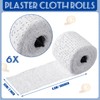 Heentan 6 Rolls Plaster Strips Plaster Gauze Plaster Bandages Plaster
