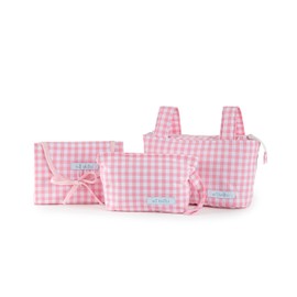 Mi bollito Pack Model Vichy, pink