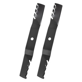 Keycci M170642 Blades Compatible with John Dee re X350 X330 X354 X370 X380 Z335E Z335M Z345M Z345R, Fit for John Dee re 42 Inch Deck Mower, 2 Pack (UC22008 Blades- Toothed)