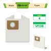9 Pack VFDB Vacuum Dust Bags Replacement for Bags 4
