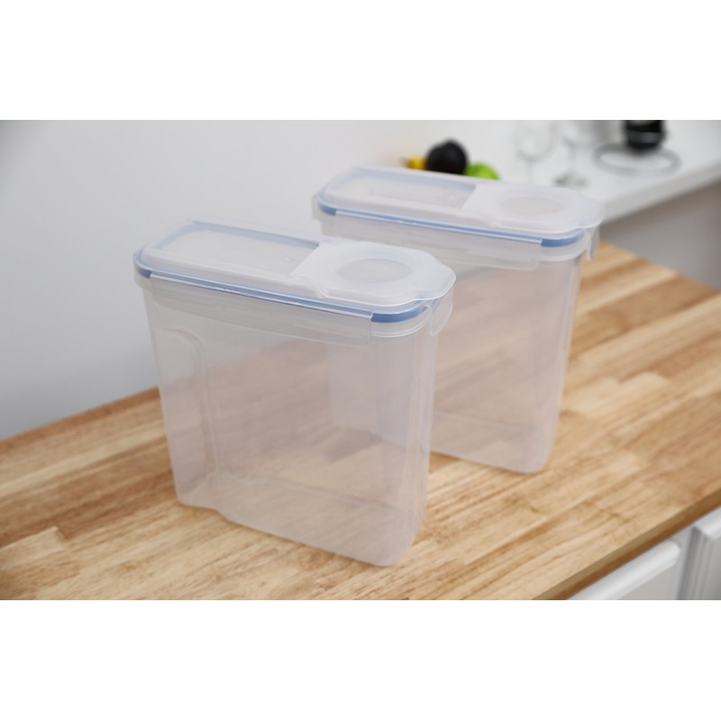 Basicwise QI003322.2 Cereal Containers, Size: 9" W x 4" L