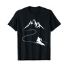 Sciatore Montagne Regalo Salto Sci Alpinismo Sci Sciatore Maglietta