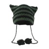 yolrdiw Grunge Emo Clothes Accessories Cute Cat Ear Hat Striped