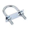 sourcing map Round U-Bolt 1 Set 1.38"(35mm) Inner Width 75mm