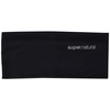 super.natural Supernatural Headband, Unisex, with Merino Wool, Wanderlust Headband Jet Black one size