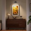PAIHOME Wireless Battery Operated Picture Light, 16in Black Picture Light