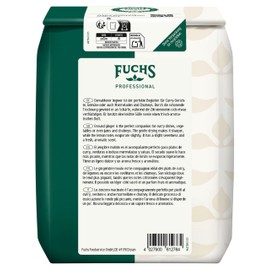Fuchs Professional - Zenzero macinato | 1000 g in sacchetto riciclabile | Spezia piccante per piatti al curry e chutney | Qualità professionale per professionisti Ho.re.ca e ristoranti