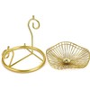 OwnMy 3-Tier Fruit Basket Stand Decorative Iron Fruit Bowl, Metal