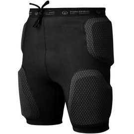 Forcefield Pro Action Shorts - Sports CE Level 1 Armour Padding Protection for Motorcycle Skiing Snowboarding Biking - Moulded 3D Protection - Unisex - XS (UK, Waist, 30, Regular, Short, Black)