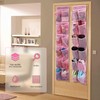 GOMAJI Over the Door Hanging Shoe Organizer, 12 Large Pockets,