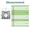 Hydraulic Pipe Clamp 2PCS Plastic Pipe Clamps Standard Metric Tube
