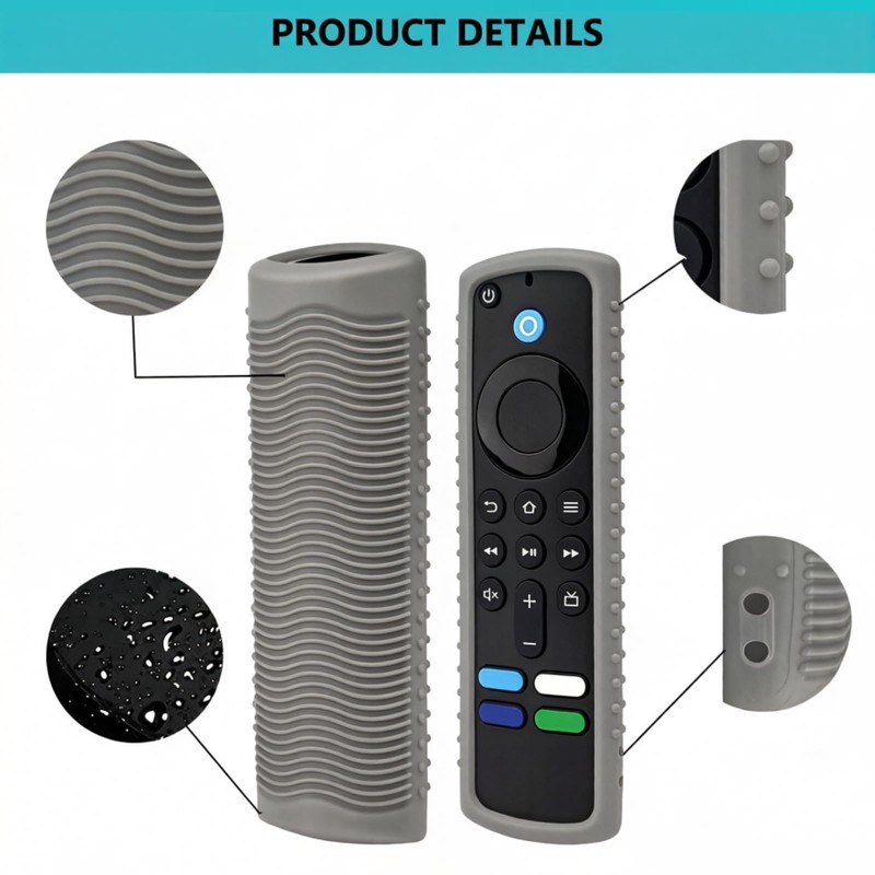 [2 Pack] Protective Cover for FTV Stick Remote, Friendly Silicone
