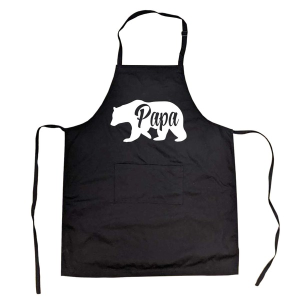Cookout Apron Papa Bear Grilling Cooking Fathers Day Smock Funny
