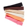Goody Basic Head Wraps - 6 Ct, Warm Tones, Damage-Free