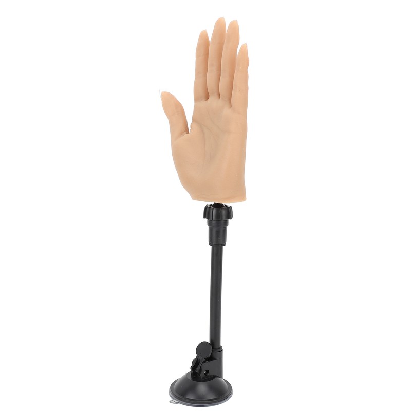 Nail Training Practice Hand Professional Bendable Silicone Female Mannequin Hand