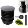 Silicone Coffee Grinder Hopper Bellow with Spray Bottle and Dosing
