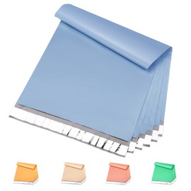 Metronic Poly Mailers 14.5x19 200pcs, Large Shipping Bags for Clothing, Durable Shipping Envelopes, Mailing Bags for Small Business, Waterproof and Tear-Proof Poly Bags Blue