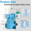 242252603, AP5671756, PS7784017 Ice Maker Water Valve Compatible with Frigidaire