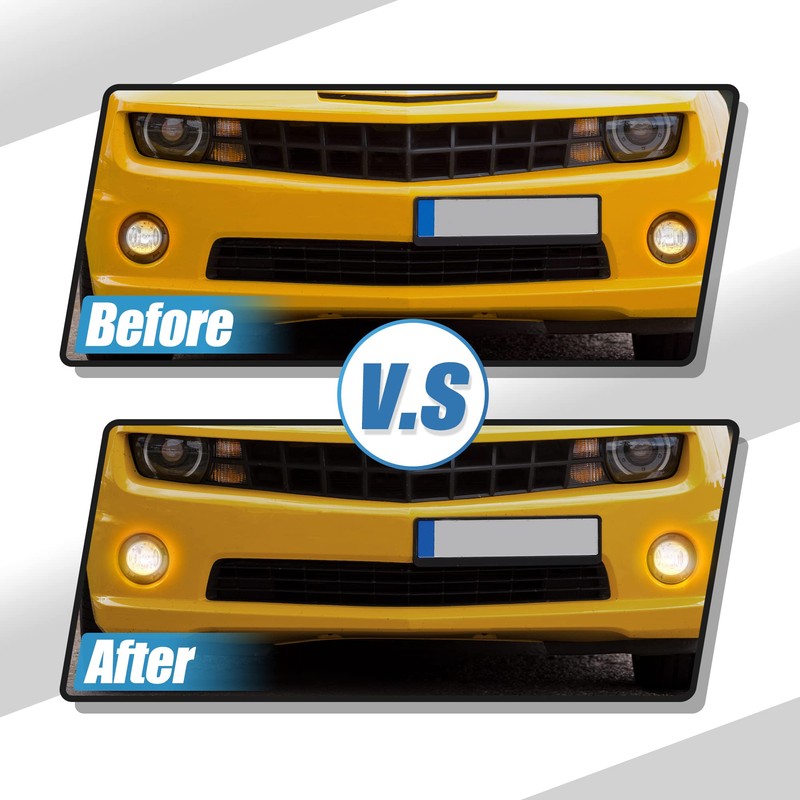 X AUTOHAUX Fit for Chevy Camaro 2010-2015 DRL Daytime Running