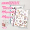 YESprime Personal Organizer, Sealing Notebook, Cover, A5 Binder, 6 Holes,