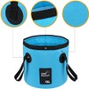 SVUPUE Collapsible Bucket, Folding Water Bucket, Multifunction Folding Bucket for