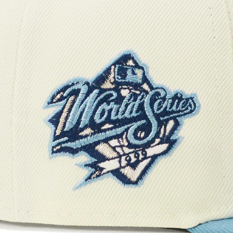 Newera 59FIFTY NER35C0322 SIDE PATCH 2-Tone ONSPOTZ Cap, NY Chrome/Sky