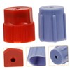 Mikinona 20pcs HVAC Valve Caps Kit for Low and High