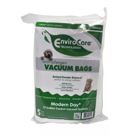 EnviroCare Enviorcare Modern Day 12 Gallon Central Vacuum Anti-Allergen Bags AMD814L