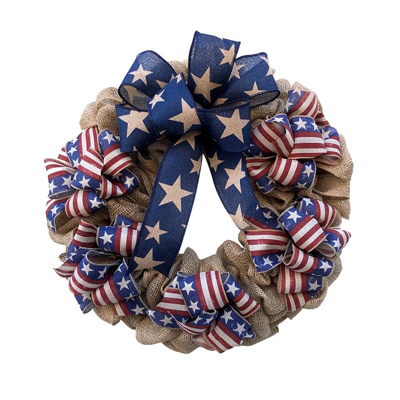 4th of July Wreath Memorial Day Wreath American Independence Day